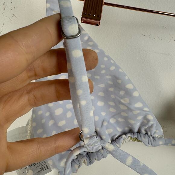 NWT Billabong Women's Tropic Jungle Colorful Palm Print Reversible Bikini Top L - Picture 5 of 11